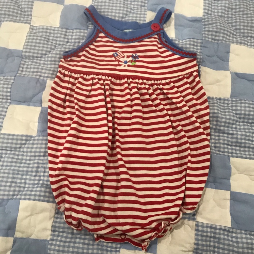 Vintage Patsy Aiken Flag Romper